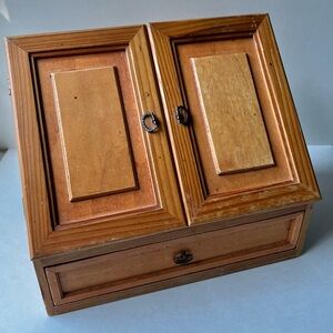 Vintage Wood Desk Caddy